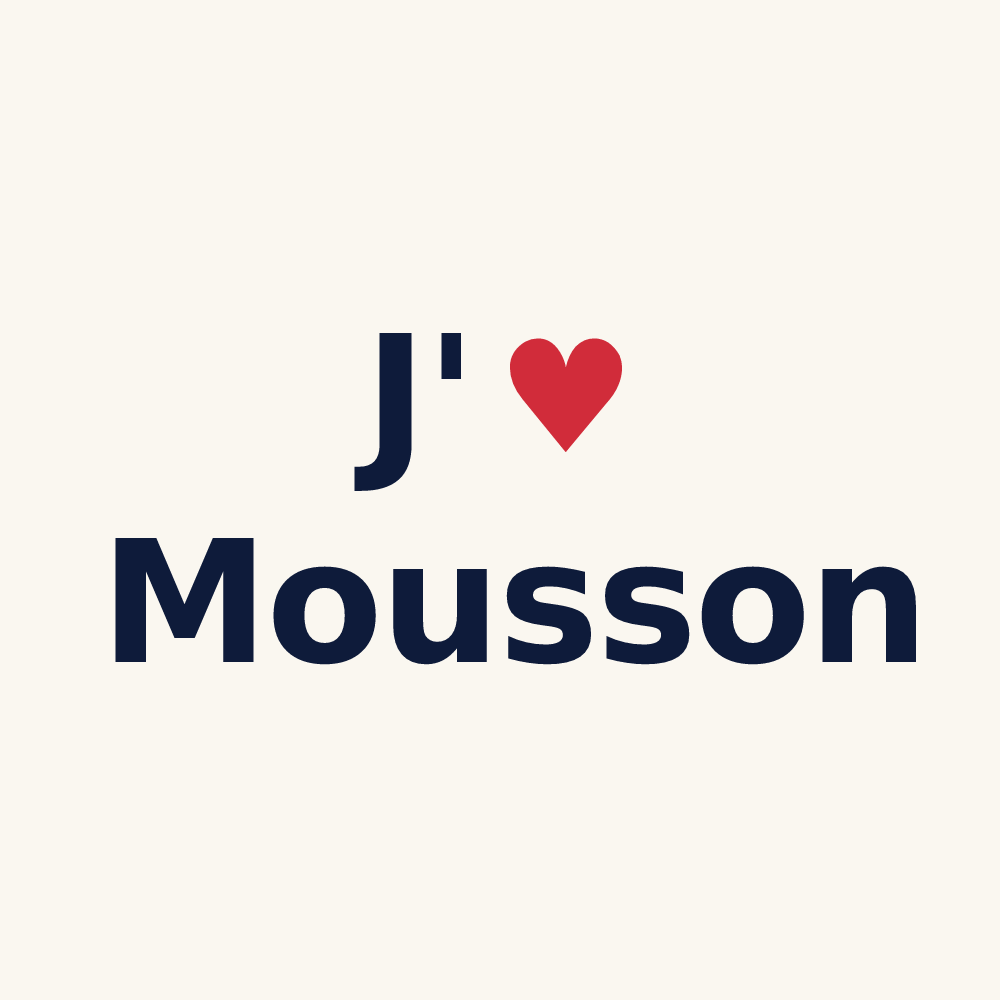 Tasse personnalisée Mousson — design J'aime Mousson