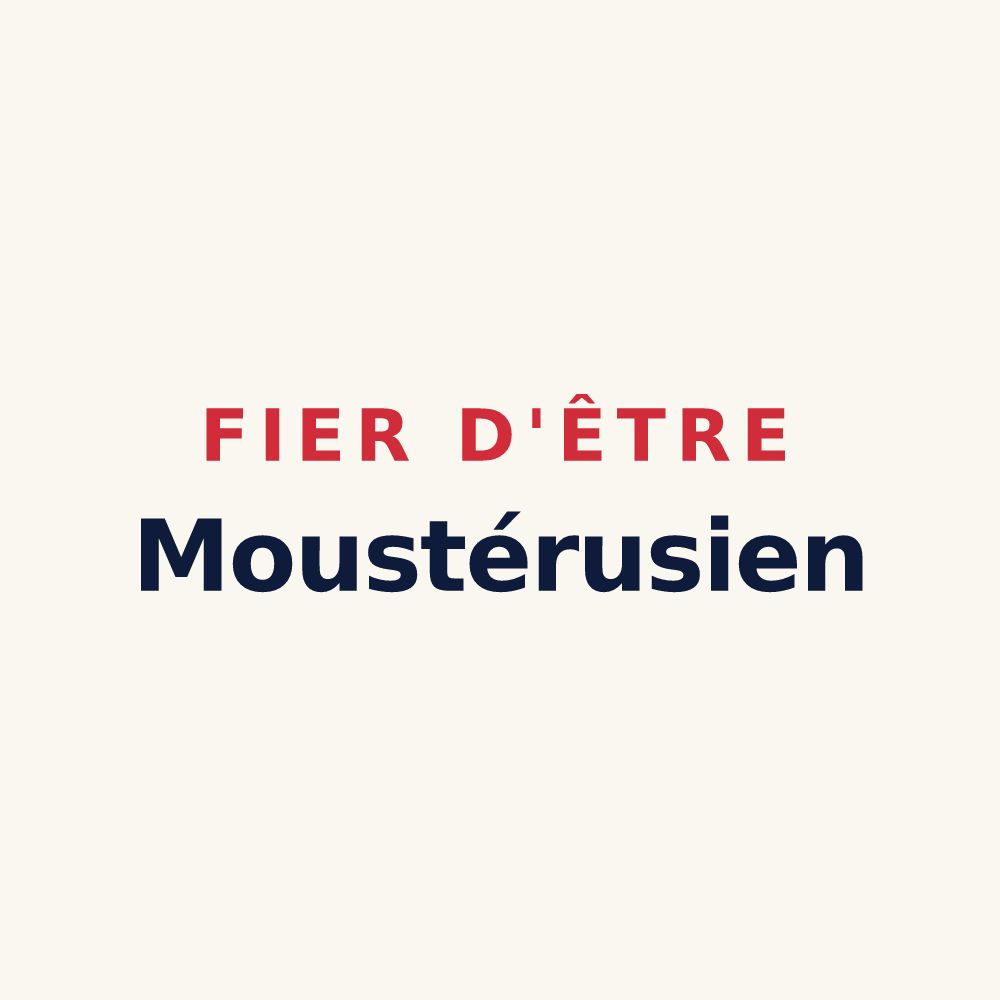 Tasse « Fier d'être Moustérusien » — design pour Moustéru