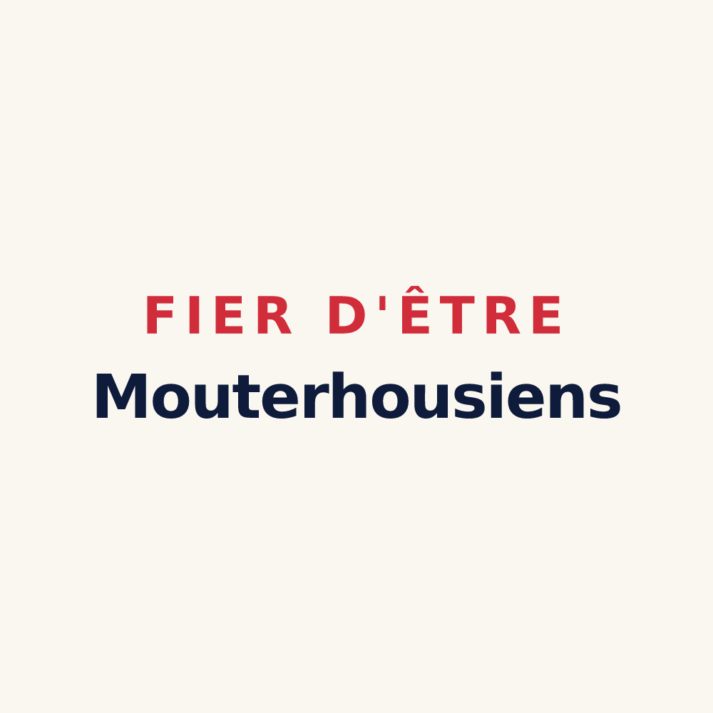 Tasse « Fier d'être Mouterhousiens » — design pour Mouterhouse