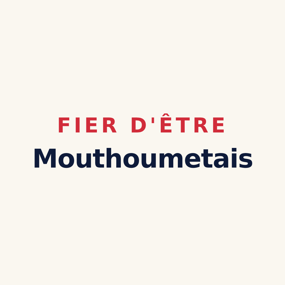 Tasse « Fier d'être Mouthoumetais » — design pour Mouthoumet