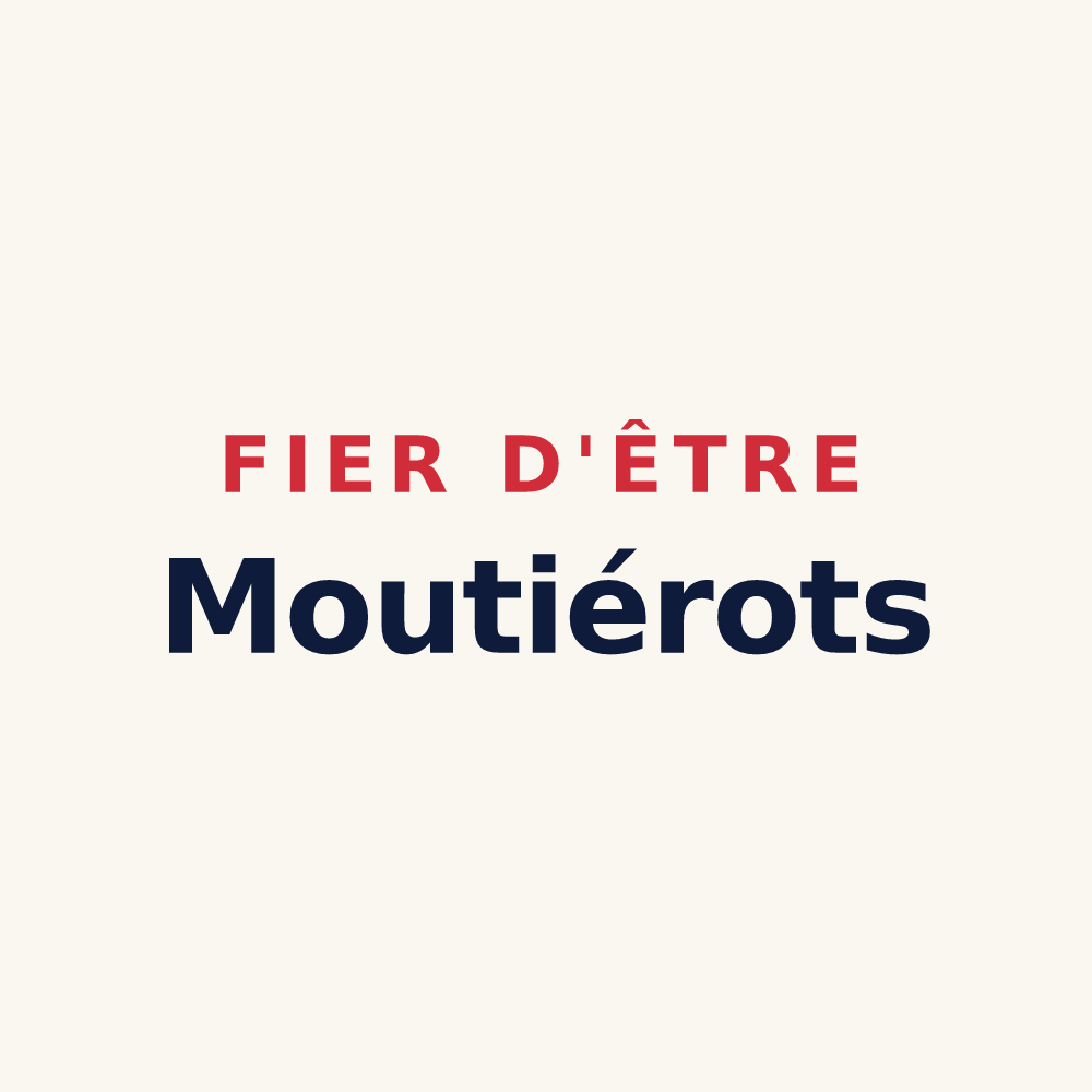 Tasse « Fier d'être Moutiérots » — design pour Moutier-d'Ahun