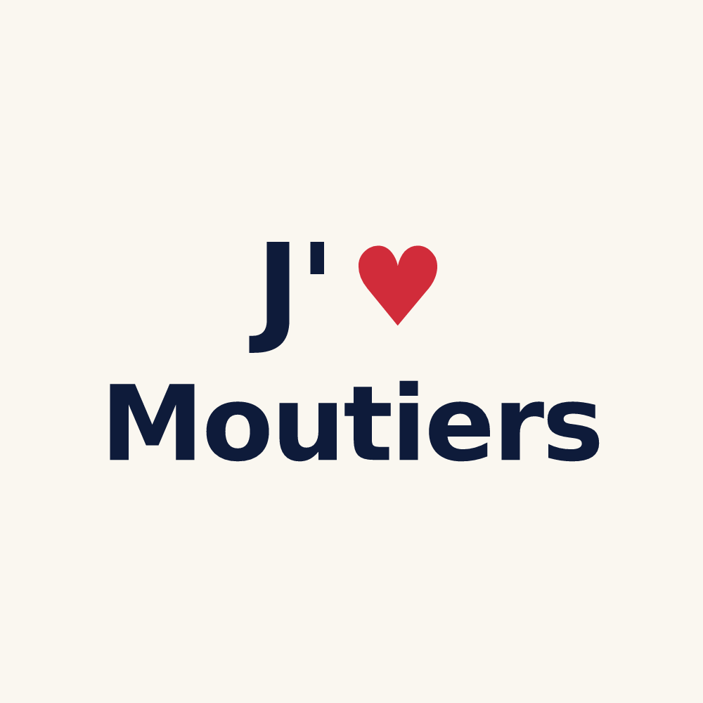 Tasse personnalisée Moutiers — design J'aime Moutiers