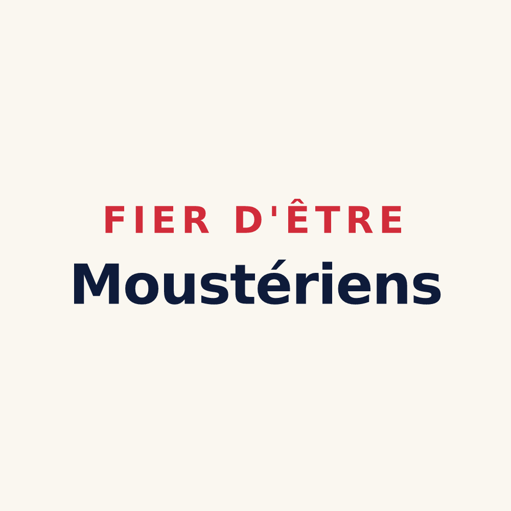 Tasse « Fier d'être Moustériens » — design pour Moutiers