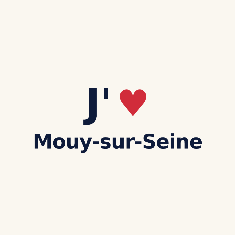 Tasse personnalisée Mouy-sur-Seine — design J'aime Mouy-sur-Seine