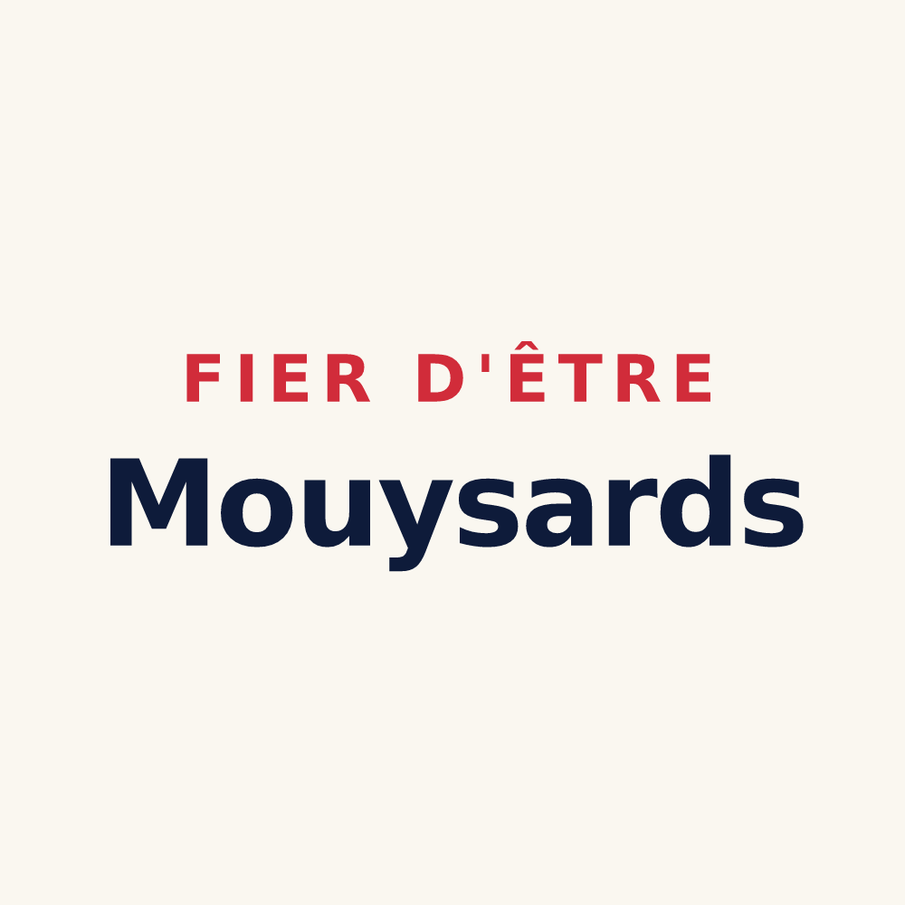 Tasse « Fier d'être Mouysards » — design pour Mouy