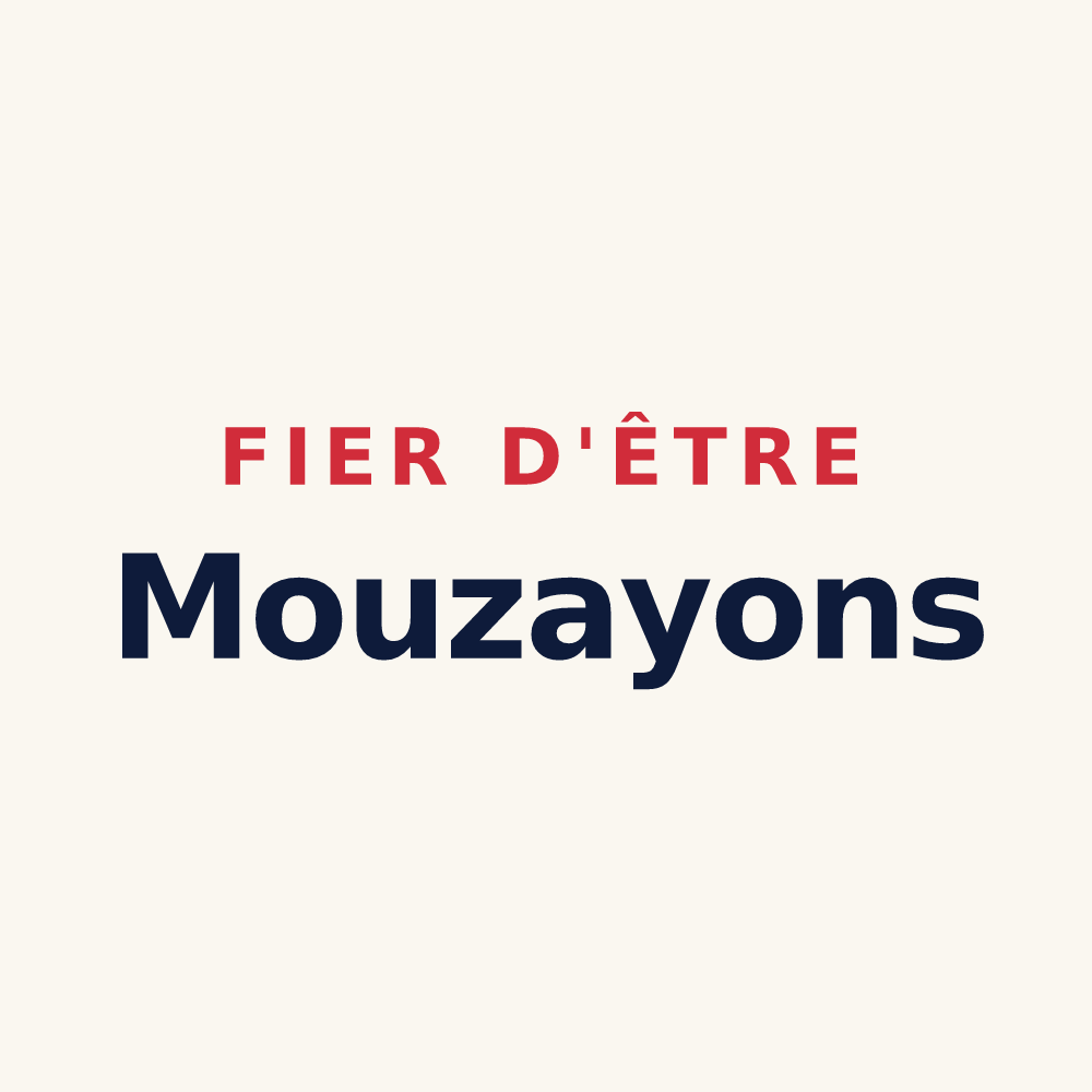 Tasse « Fier d'être Mouzayons » — design pour Mouzay