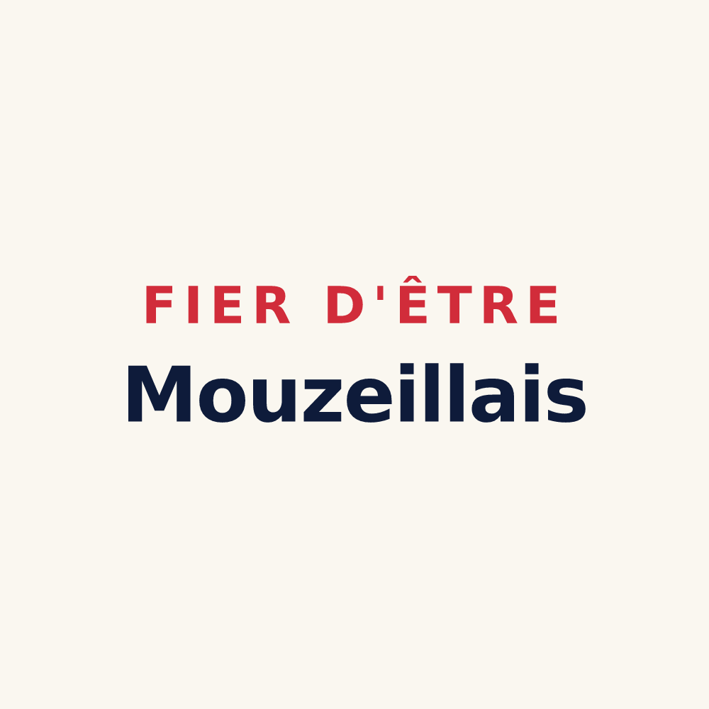Tasse « Fier d'être Mouzeillais » — design pour Mouzeil