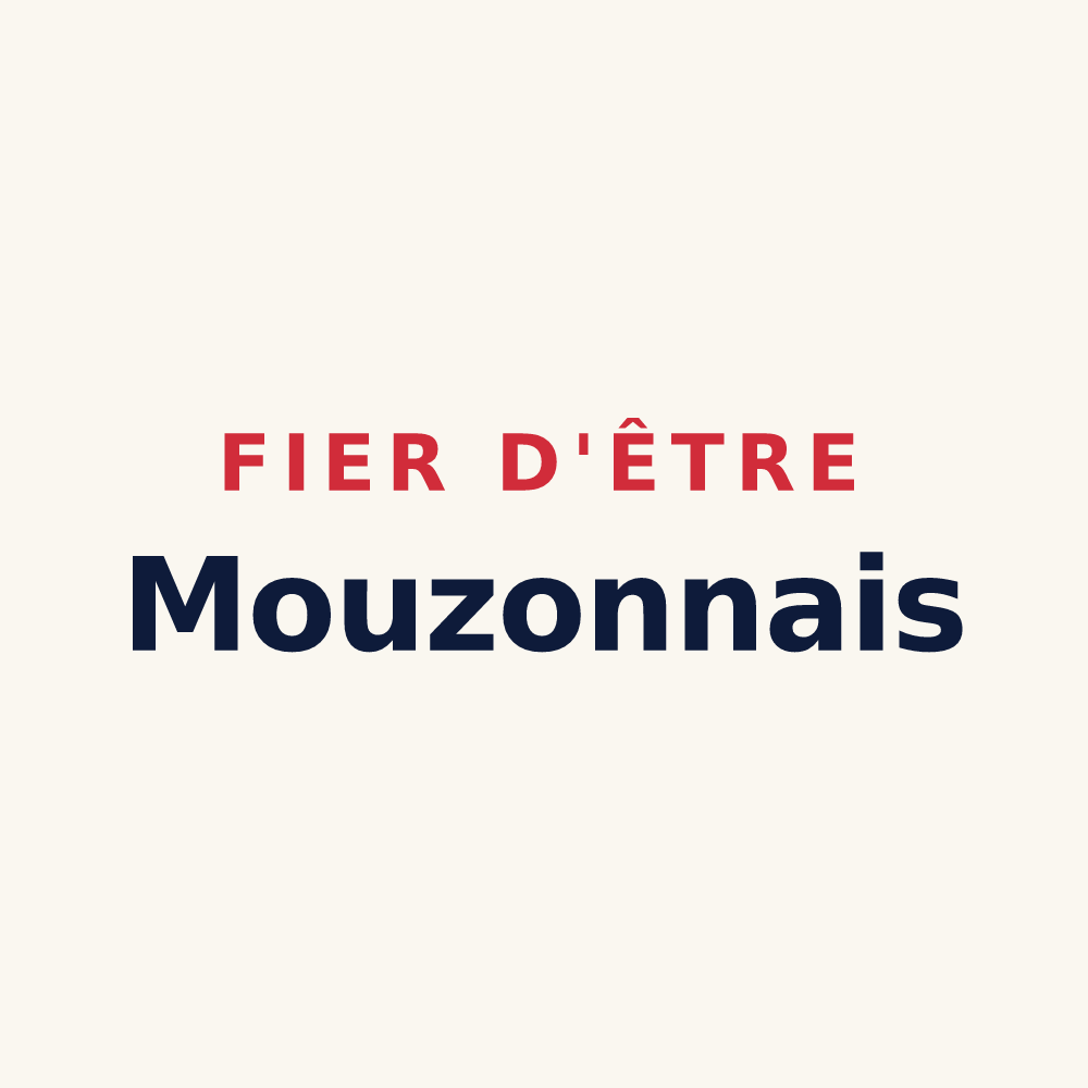 Tasse « Fier d'être Mouzonnais » — design pour Mouzon