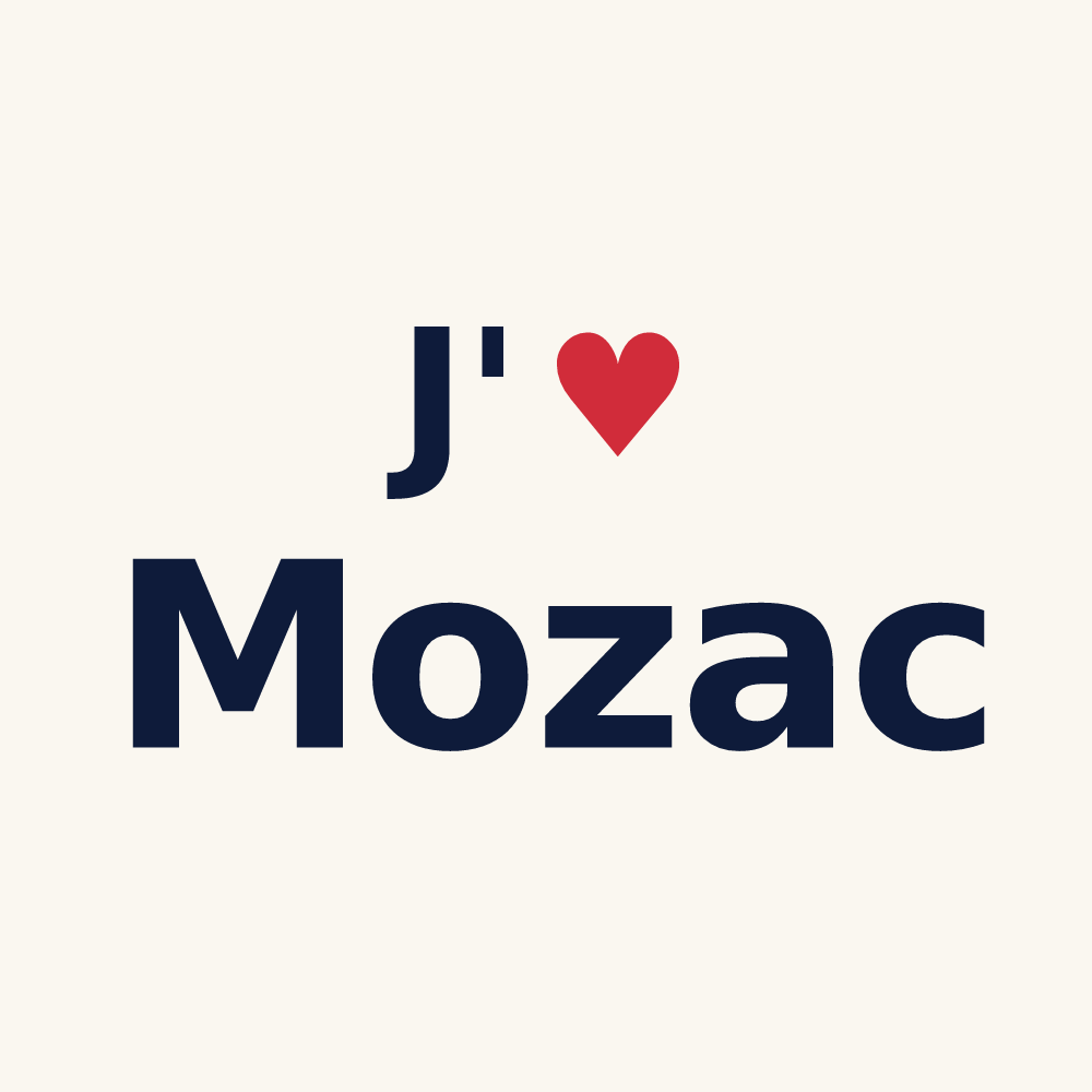 Tasse personnalisée Mozac — design J'aime Mozac