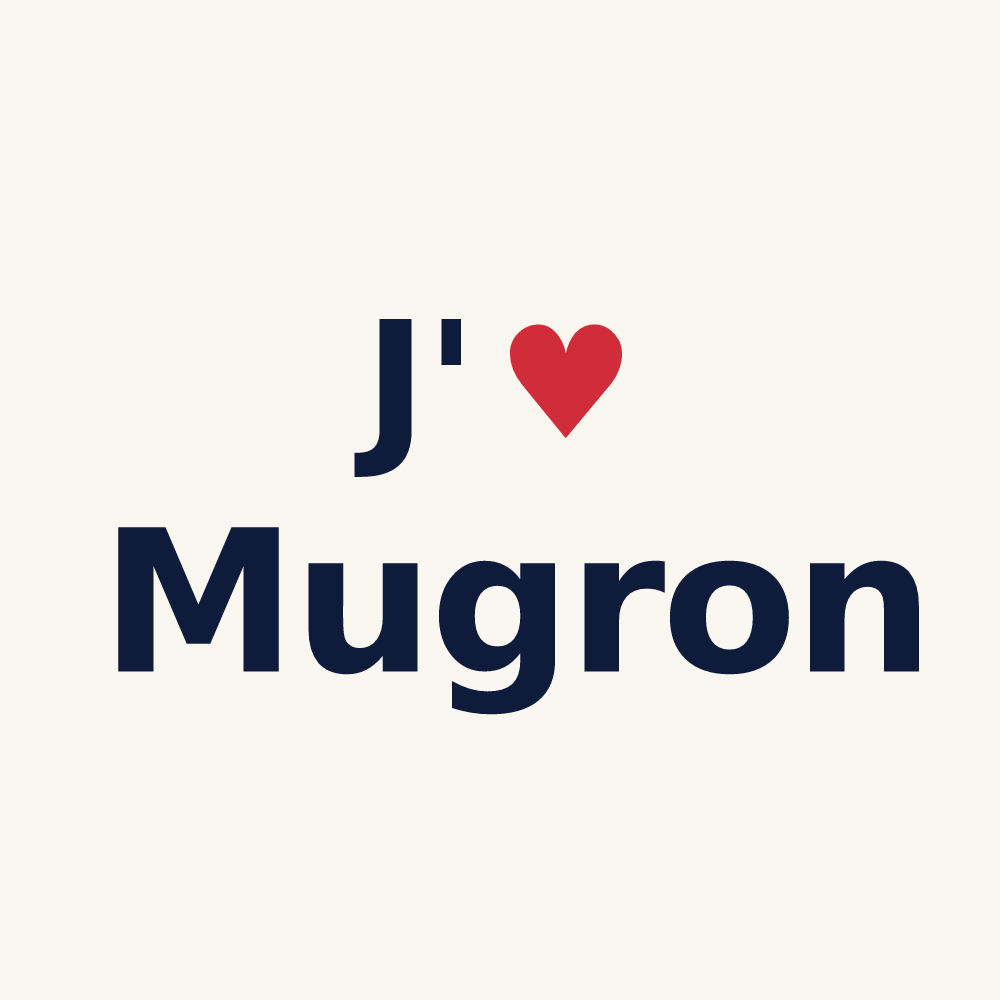 Tasse personnalisée Mugron — design J'aime Mugron