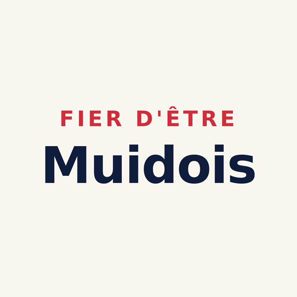 Tasse « Fier d'être Muidois » — design pour Muides-sur-Loire