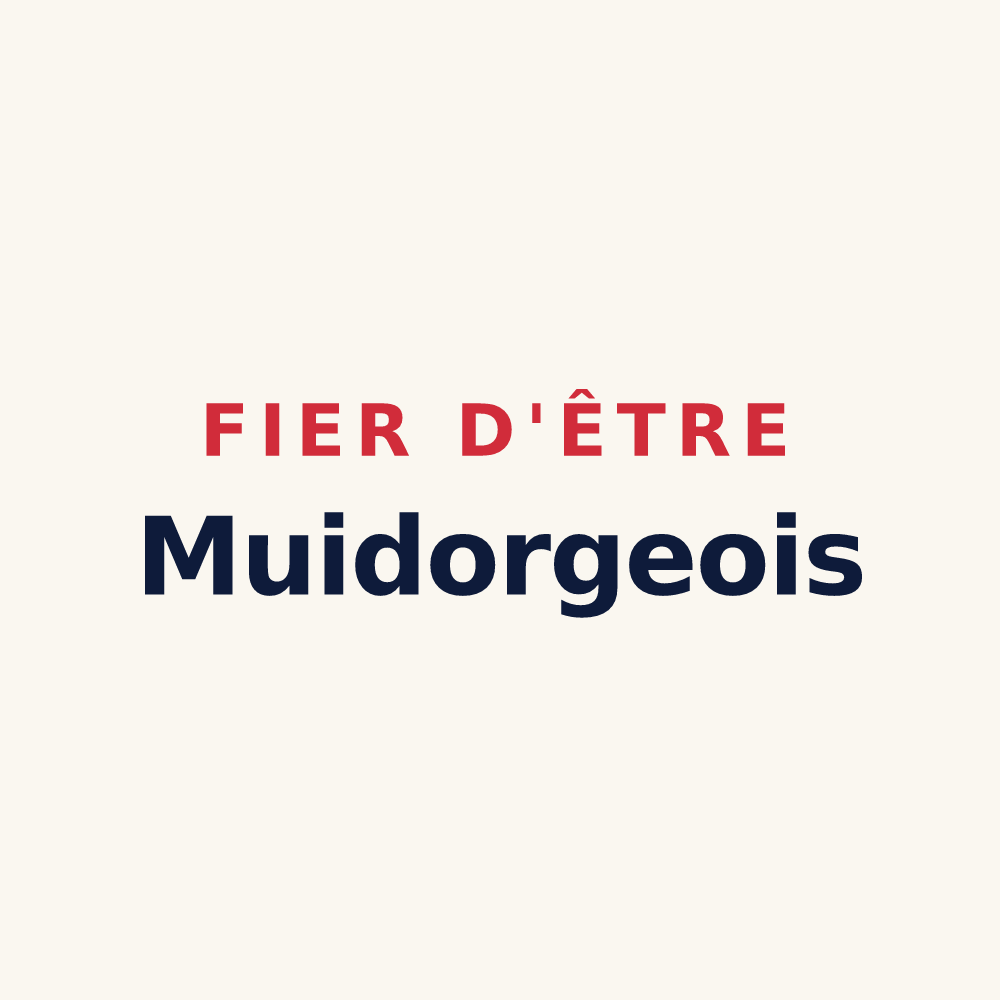 Tasse « Fier d'être Muidorgeois » — design pour Muidorge
