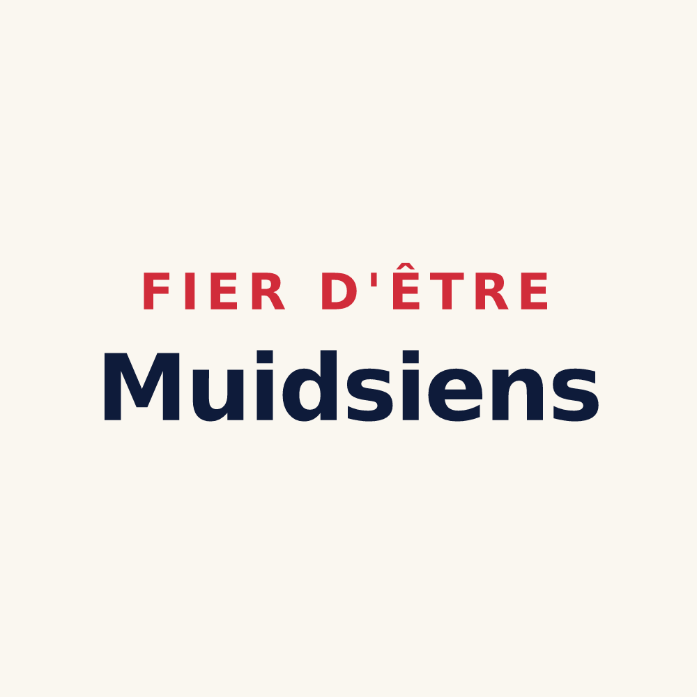 Tasse « Fier d'être Muidsiens » — design pour Muids