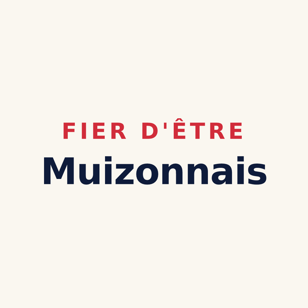 Tasse « Fier d'être Muizonnais » — design pour Muizon
