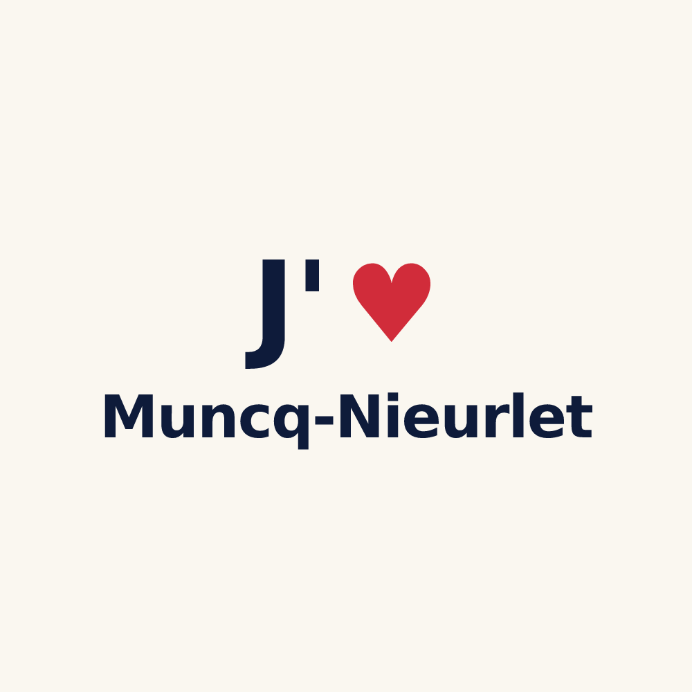 Tasse personnalisée Muncq-Nieurlet — design J'aime Muncq-Nieurlet