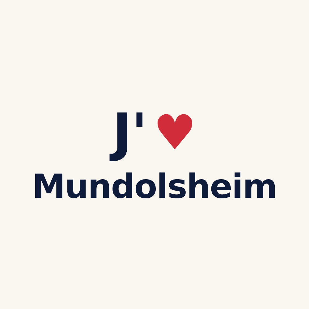 Tasse personnalisée Mundolsheim — design J'aime Mundolsheim