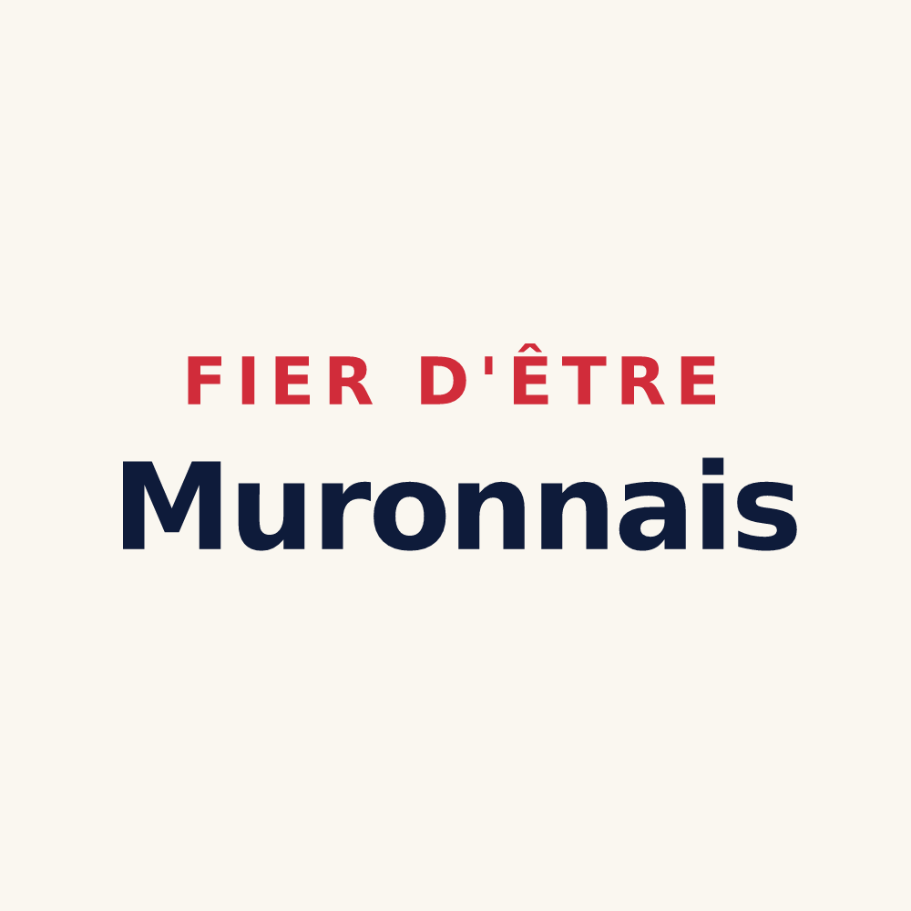 Tasse « Fier d'être Muronnais » — design pour Muron