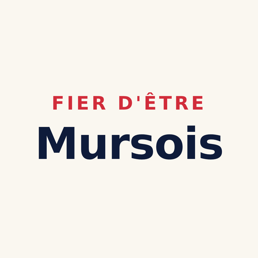 Tasse « Fier d'être Mursois » — design pour Murs