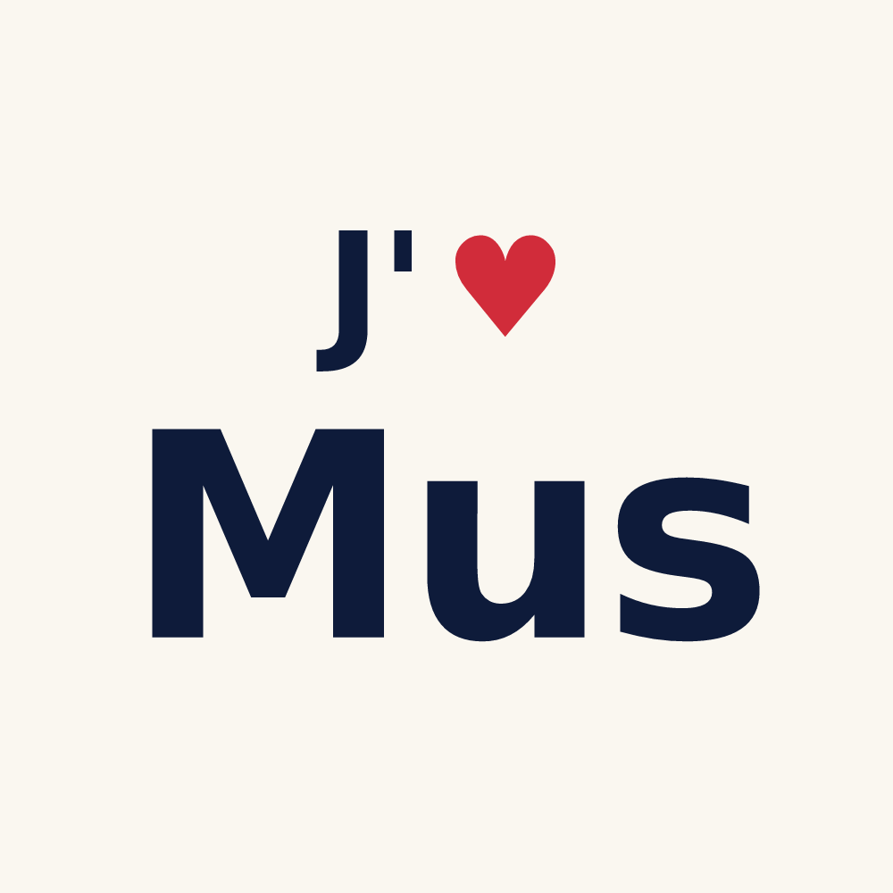 Tasse personnalisée Mus — design J'aime Mus