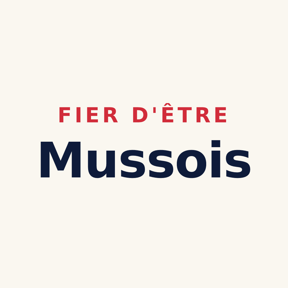 Tasse « Fier d'être Mussois » — design pour Mus
