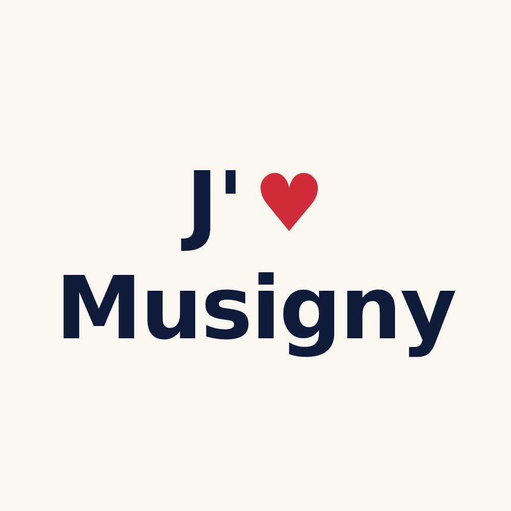 Tasse personnalisée Musigny — design « J'aime Musigny » imprimé sur la tasse