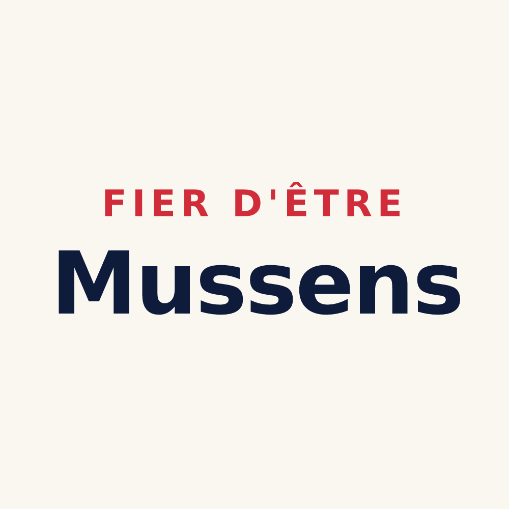 Tasse « Fier d'être Mussens » — design pour Mussey-sur-Marne