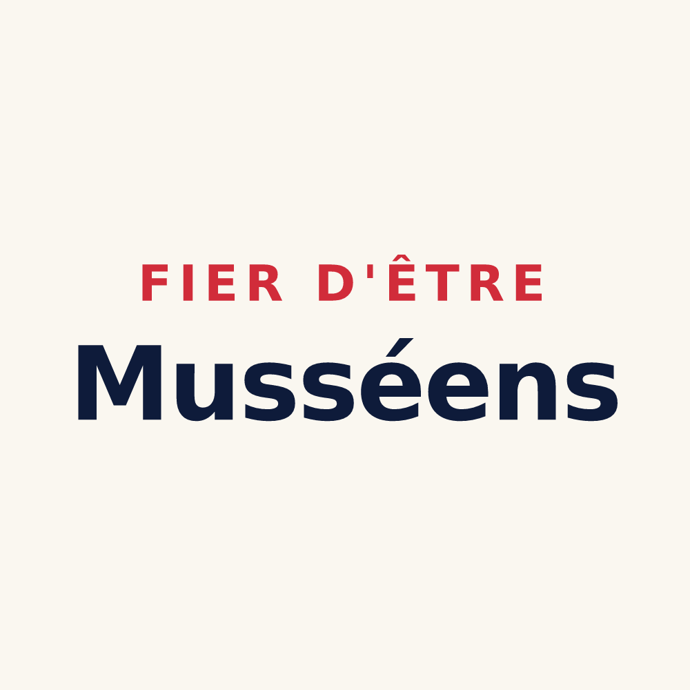 Tasse « Fier d'être Musséens » — design pour Mussy-sur-Seine