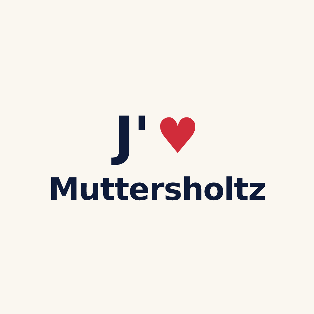 Tasse personnalisée Muttersholtz — design J'aime Muttersholtz