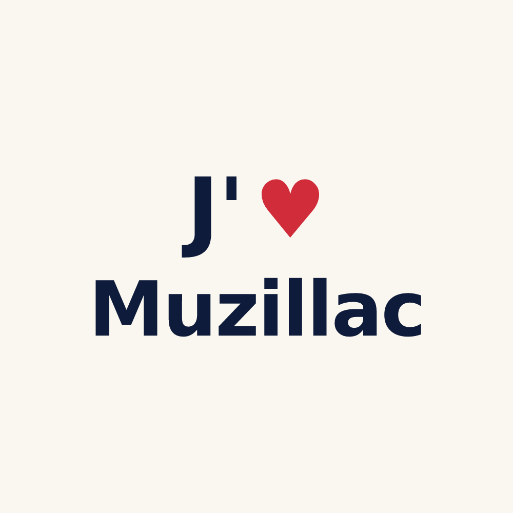 Tasse personnalisée Muzillac — design J'aime Muzillac