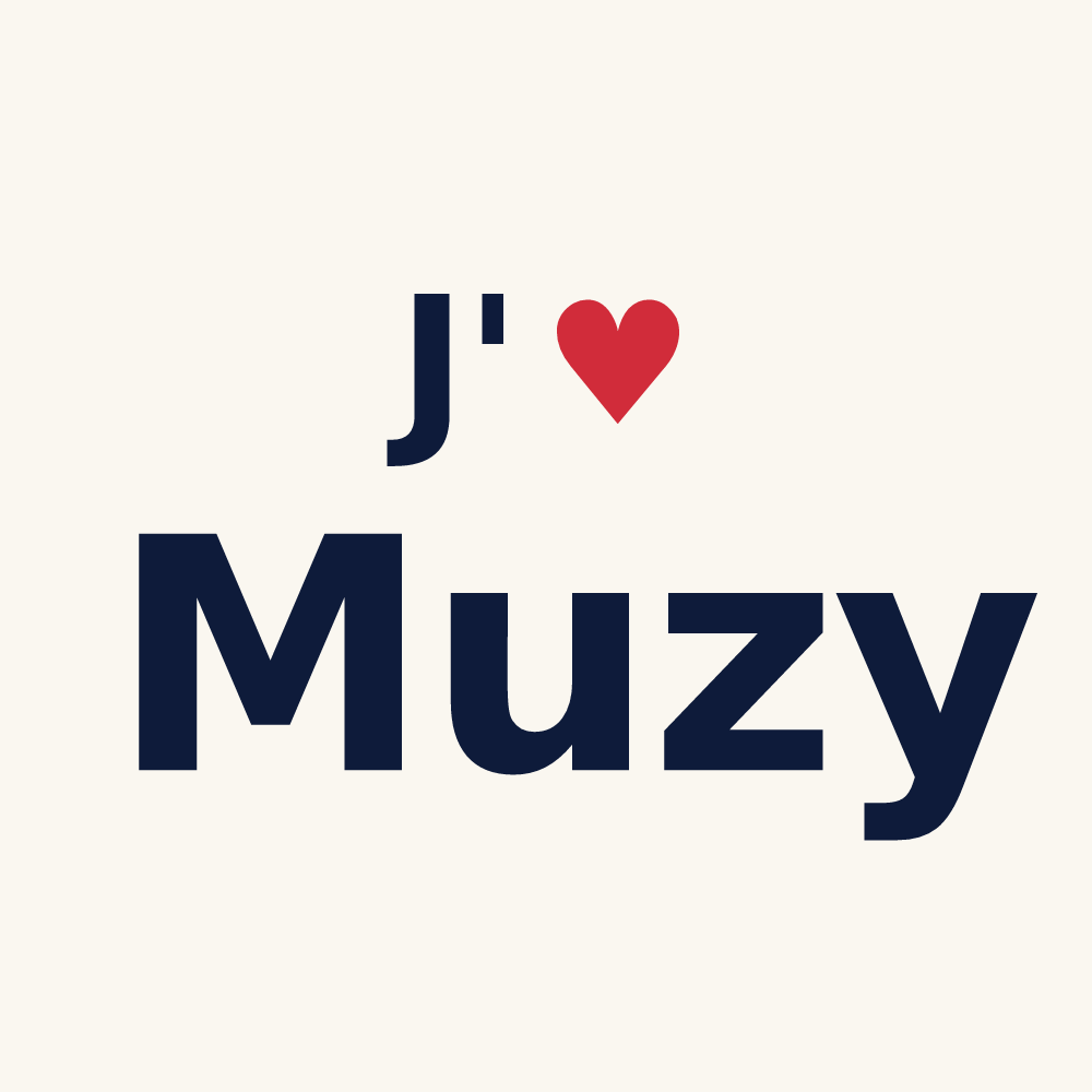 Tasse personnalisée Muzy — design J'aime Muzy