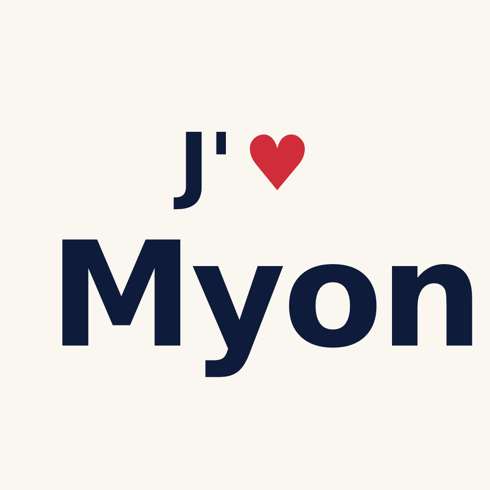 Tasse personnalisée Myon — design J'aime Myon
