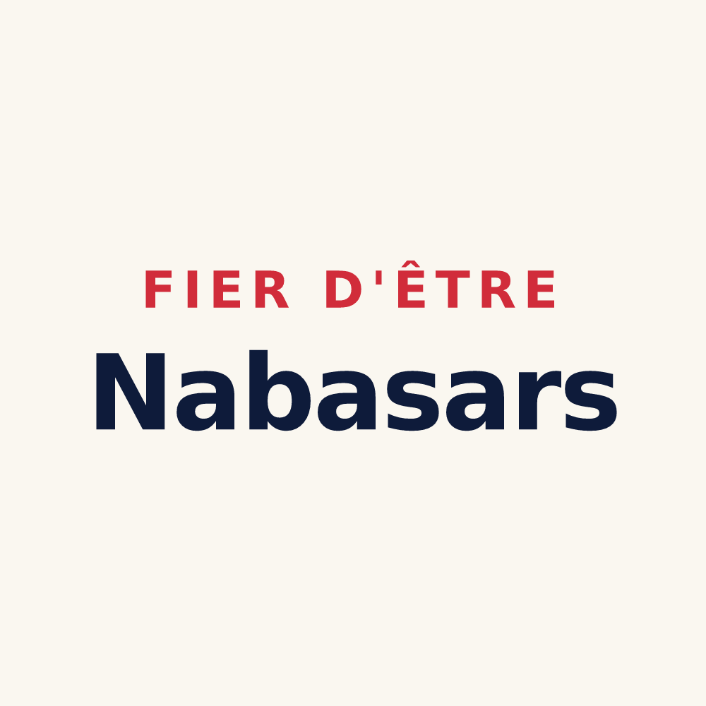 Tasse « Fier d'être Nabasars » — design pour Nabas