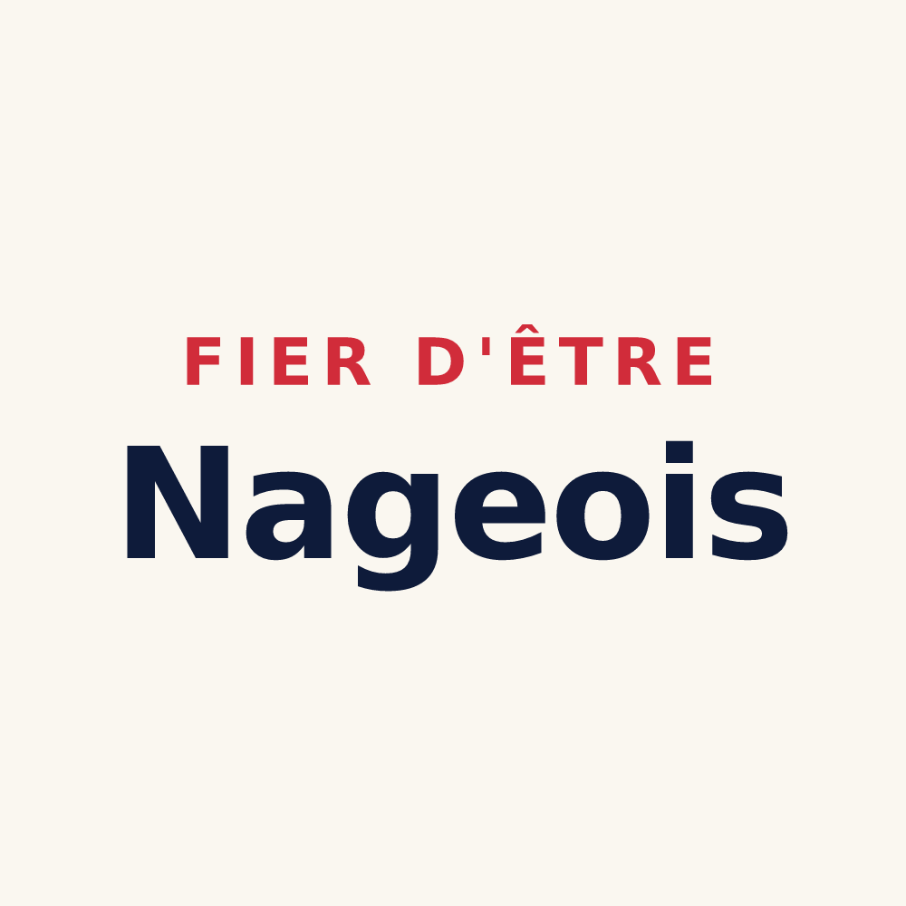 Tasse « Fier d'être Nageois » — design pour Nages-et-Solorgues