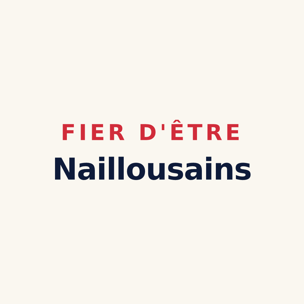 Tasse « Fier d'être Naillousains » — design pour Nailloux