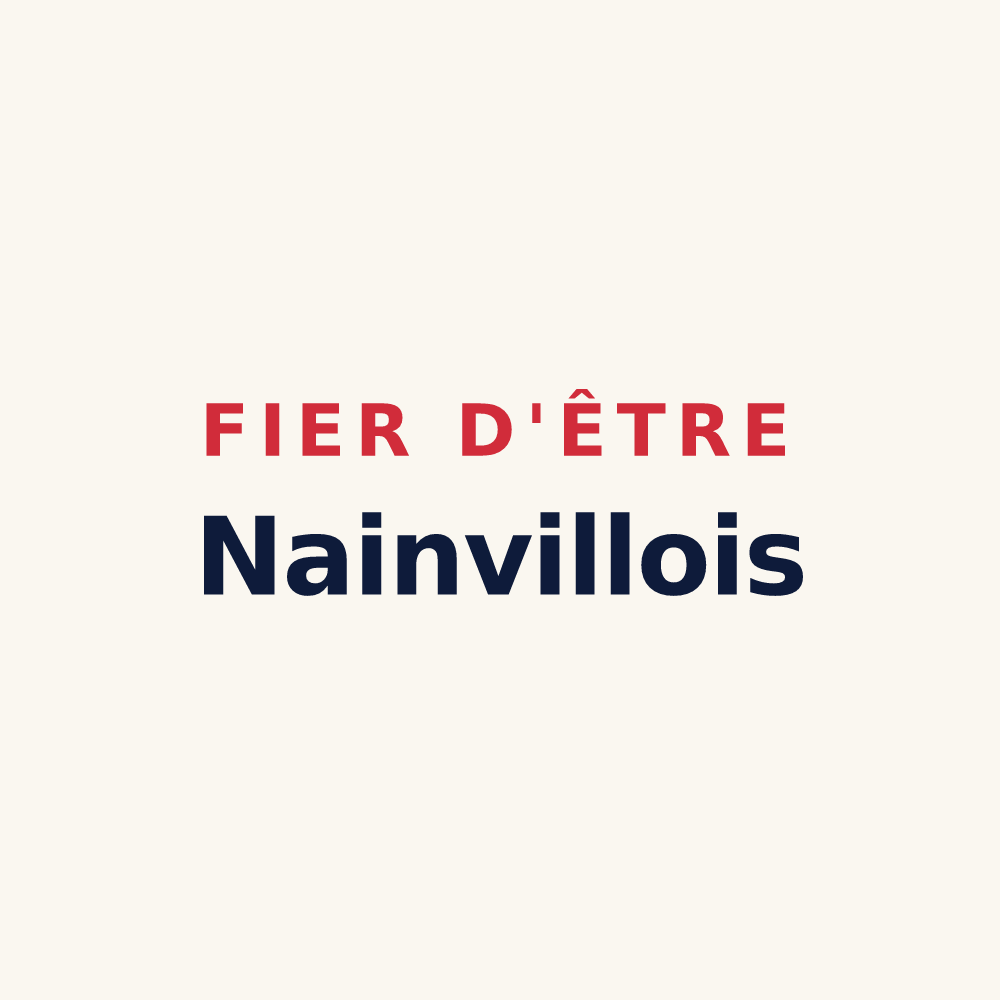 Tasse « Fier d'être Nainvillois » — design pour Nainville-les-Roches