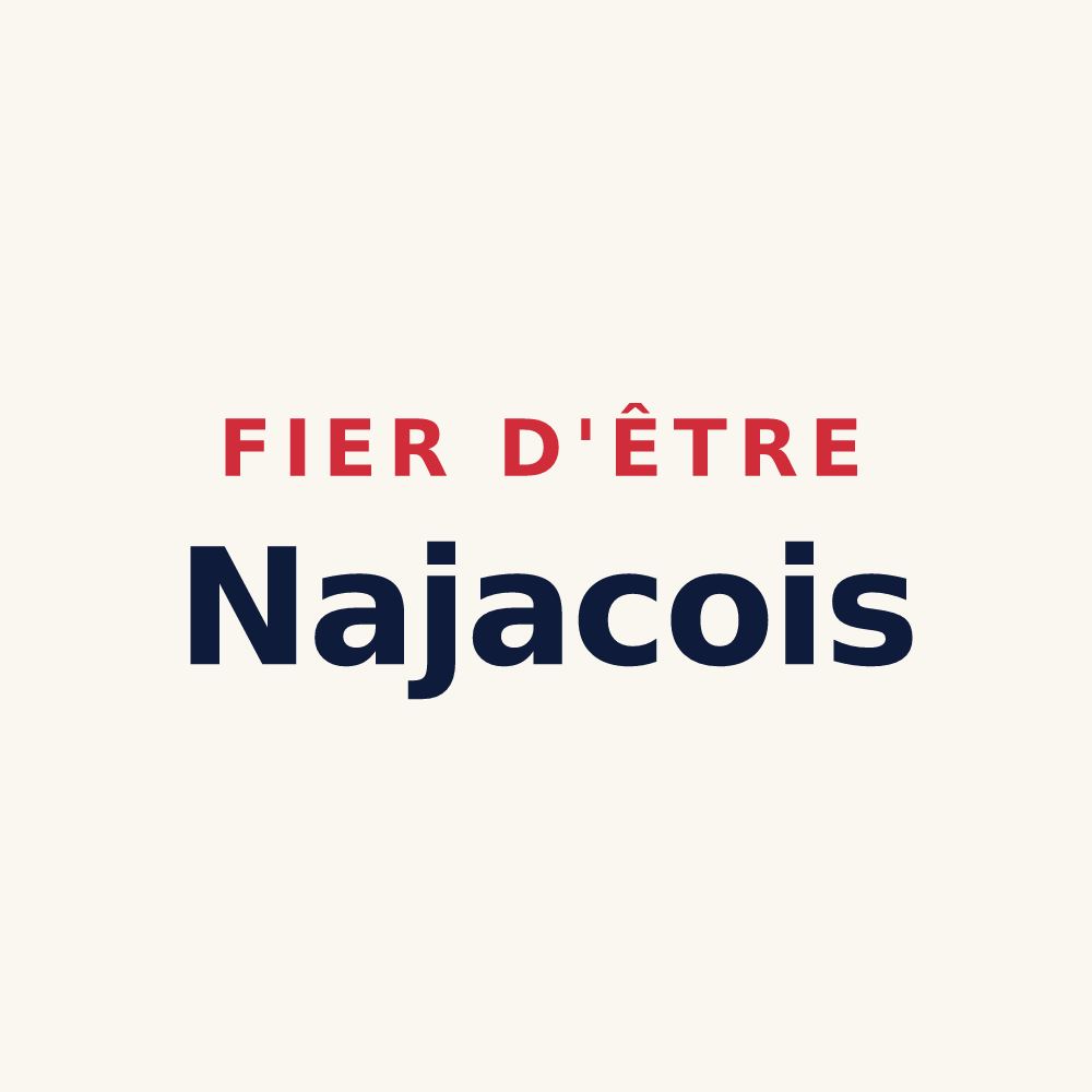 Tasse « Fier d'être Najacois » — design pour Najac