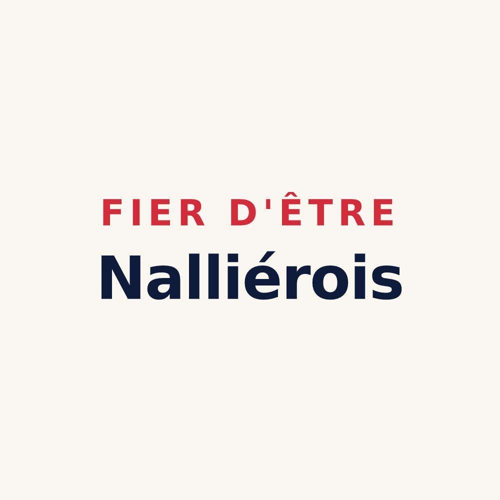 Tasse « Fier d'être Nalliérois » — design pour Nalliers