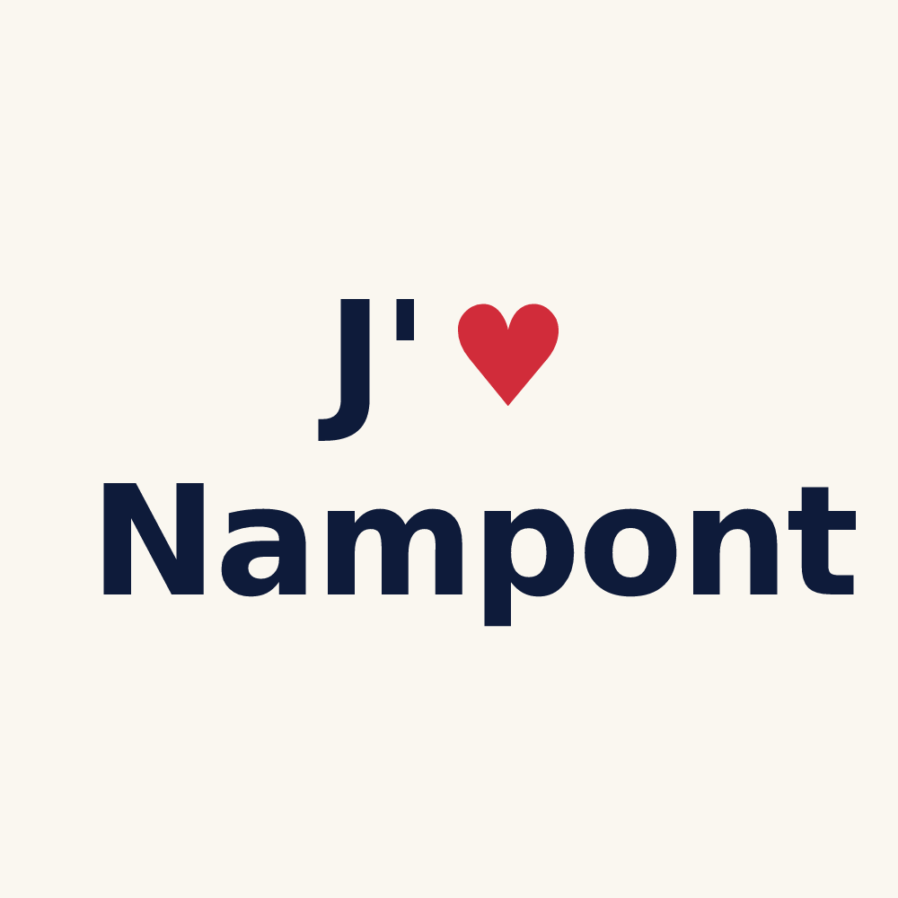 Tasse personnalisée Nampont — design J'aime Nampont