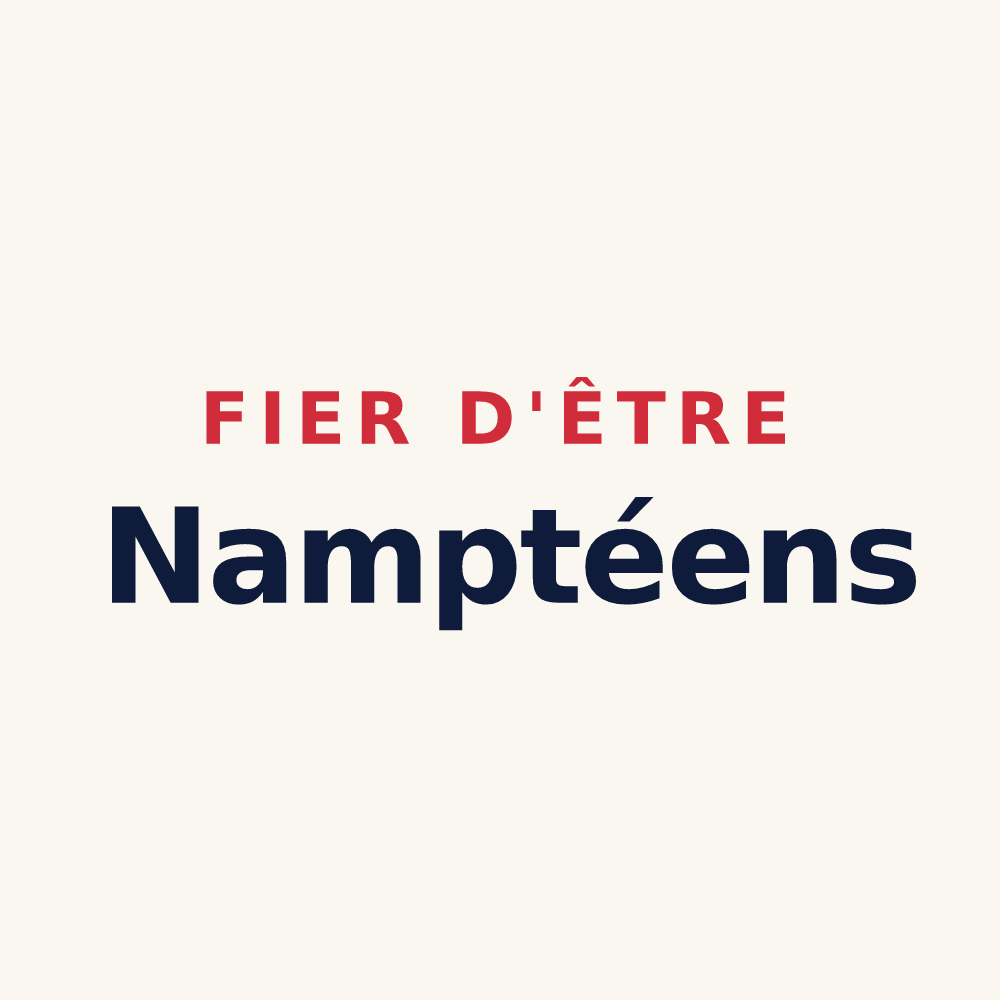 Tasse « Fier d'être Namptéens » — design pour Nampty