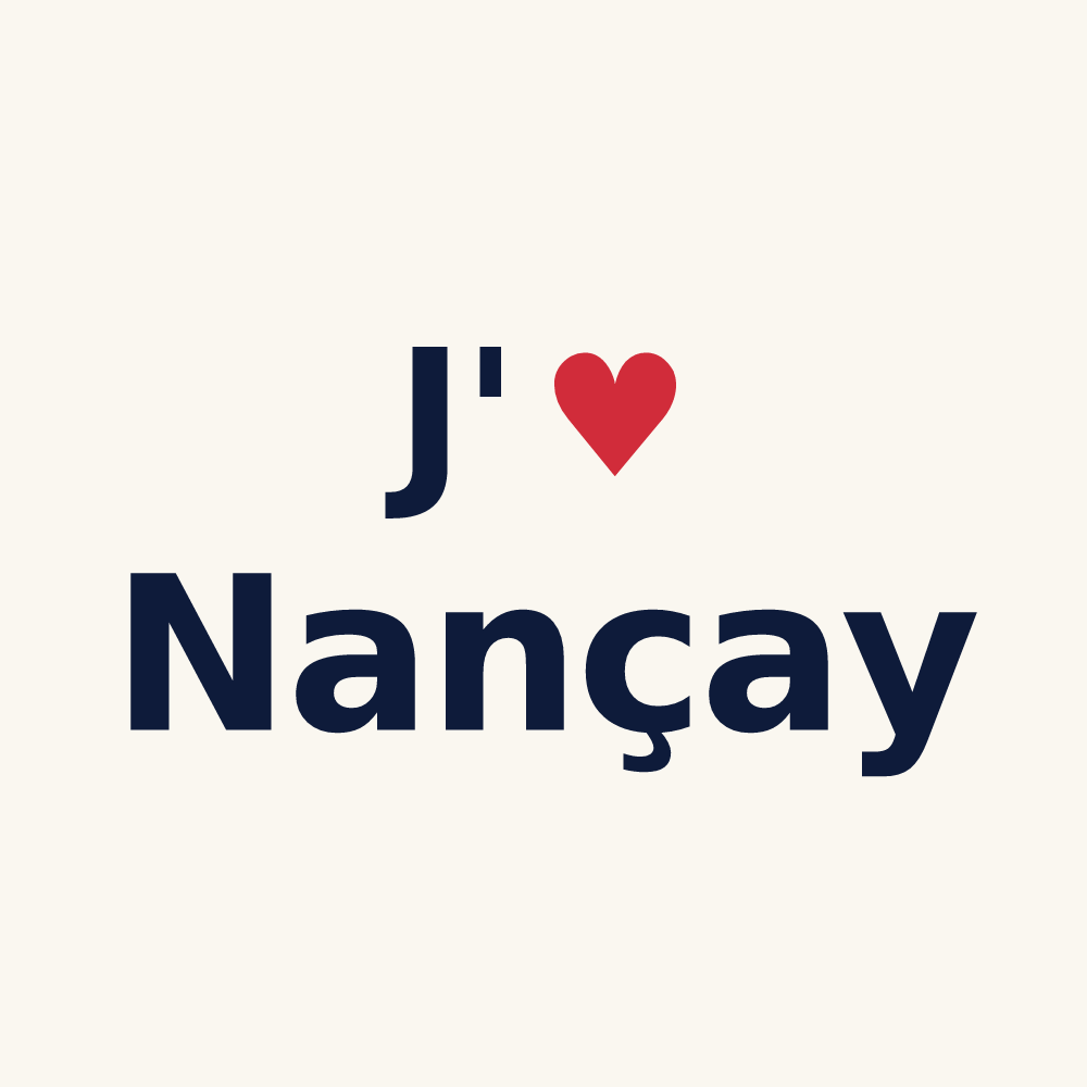 Tasse personnalisée Nançay — design J'aime Nançay