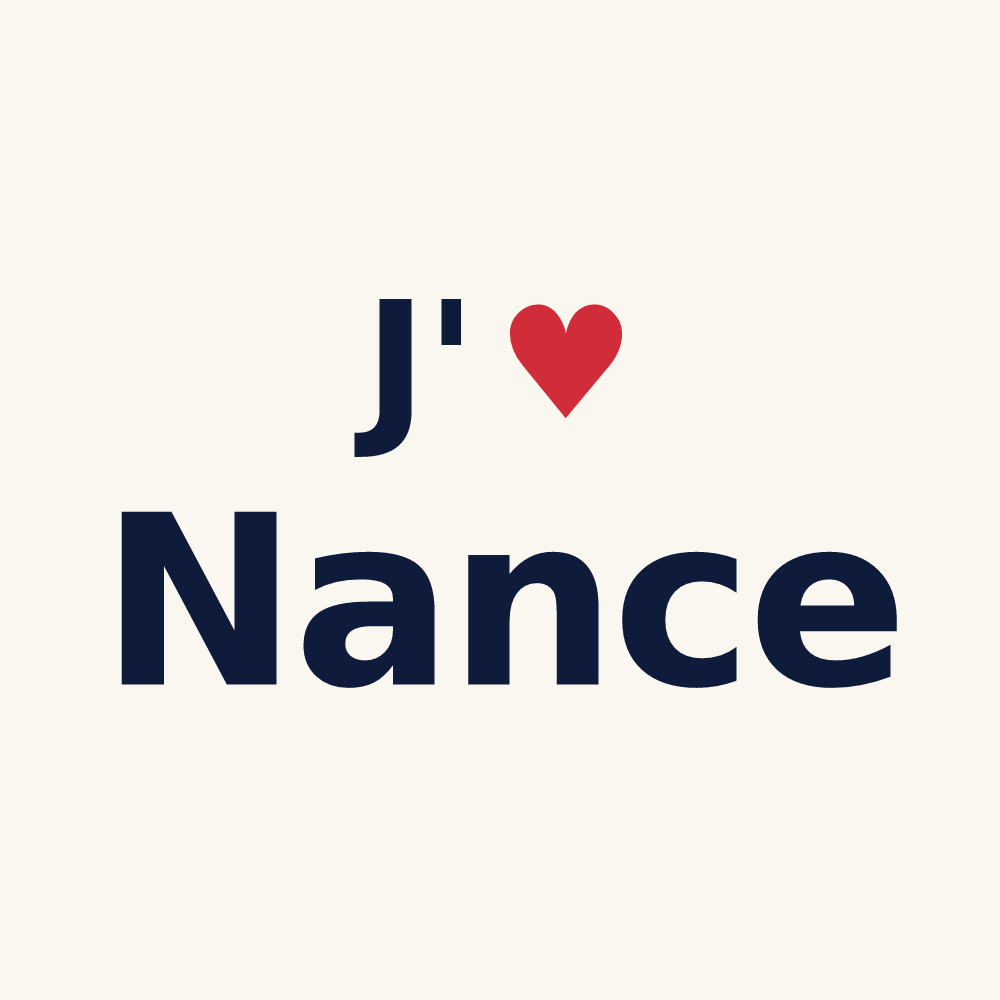 Tasse personnalisée Nance — design J'aime Nance
