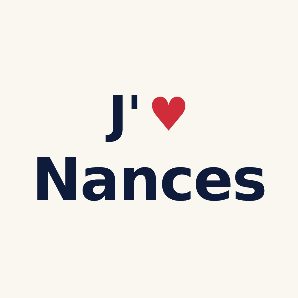 Tasse personnalisée Nances — design J'aime Nances
