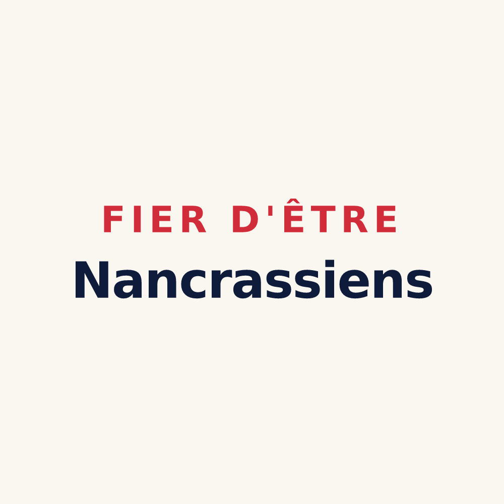 Tasse « Fier d'être Nancrassiens » — design pour Nancras