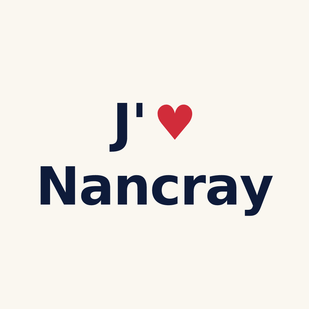 Tasse personnalisée Nancray — design J'aime Nancray