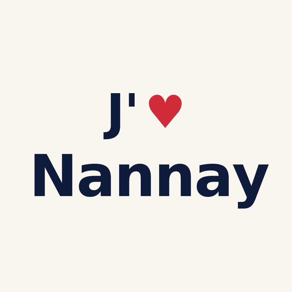 Tasse personnalisée Nannay — design J'aime Nannay