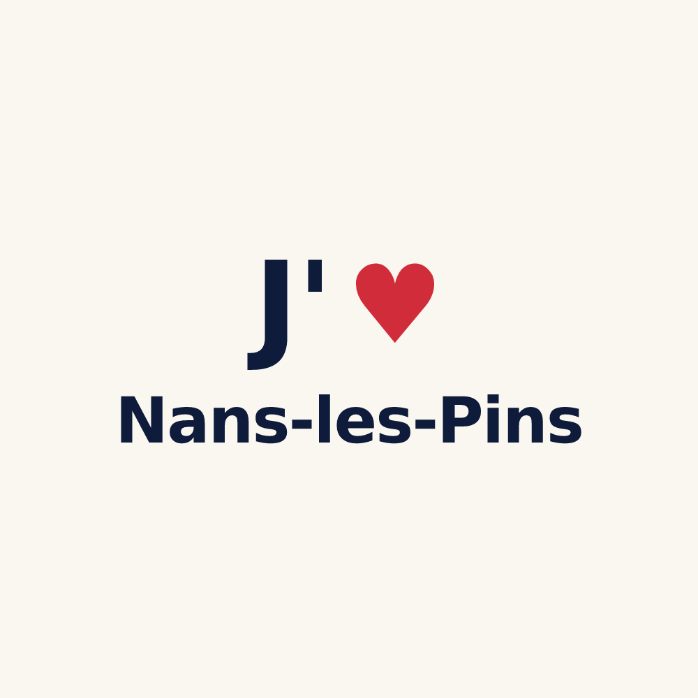 Tasse personnalisée Nans-les-Pins — design J'aime Nans-les-Pins
