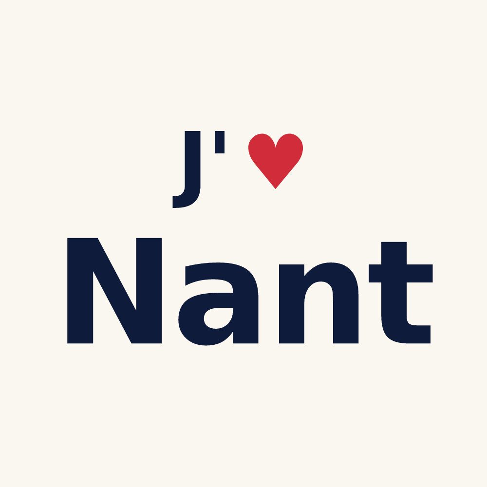 Tasse personnalisée Nant — design « J'aime Nant » imprimé sur la tasse