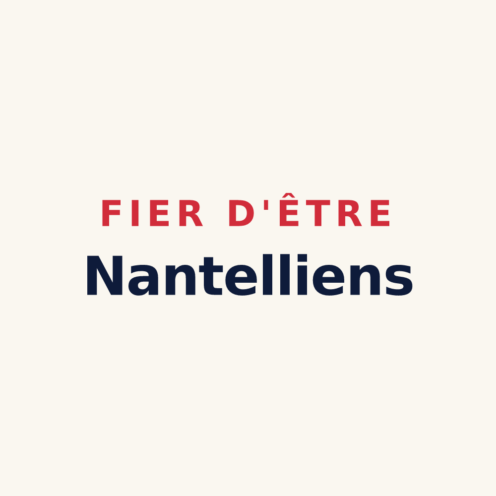 Tasse « Fier d'être Nantelliens » — design pour Nanteau-sur-Lunain