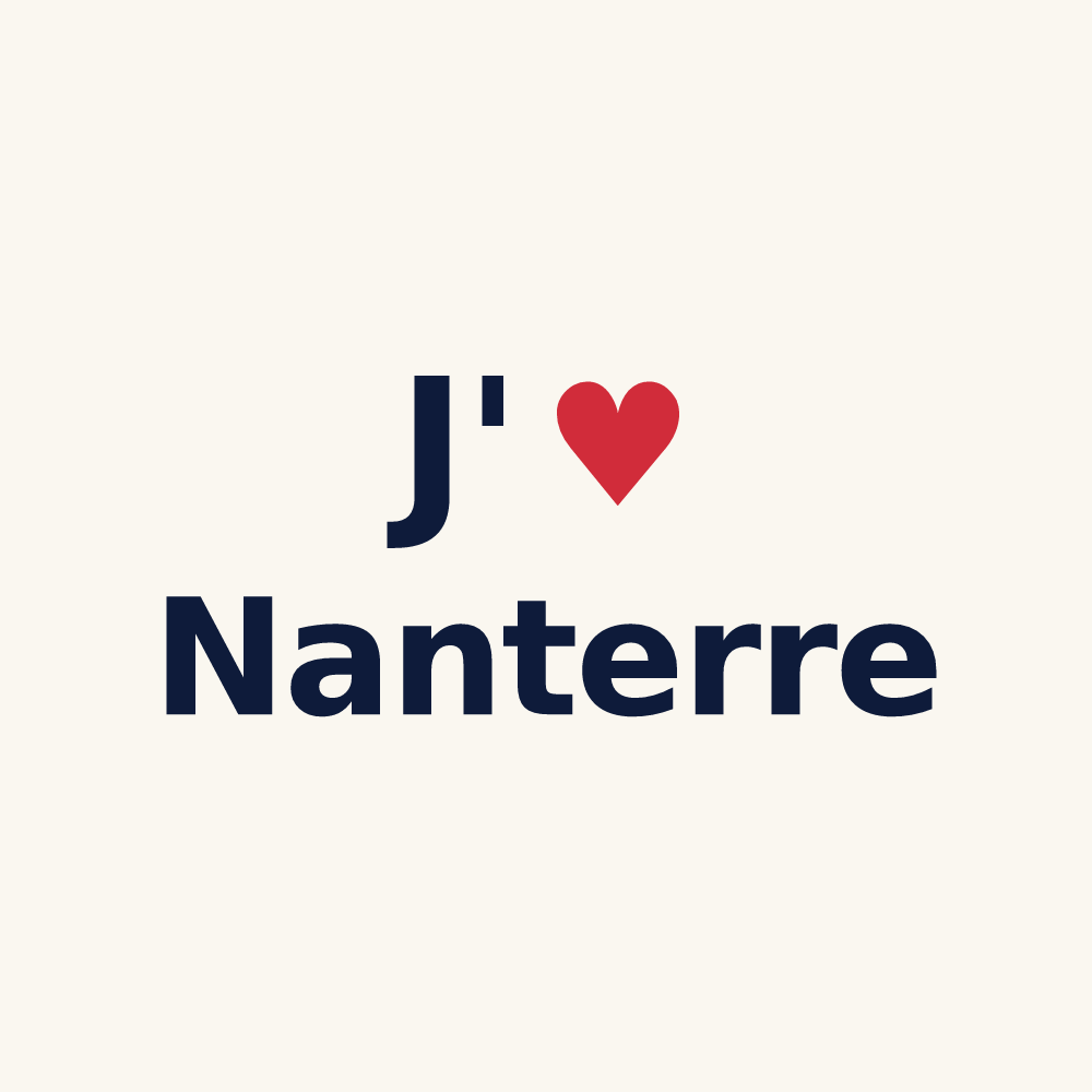Tasse personnalisée Nanterre — design J'aime Nanterre