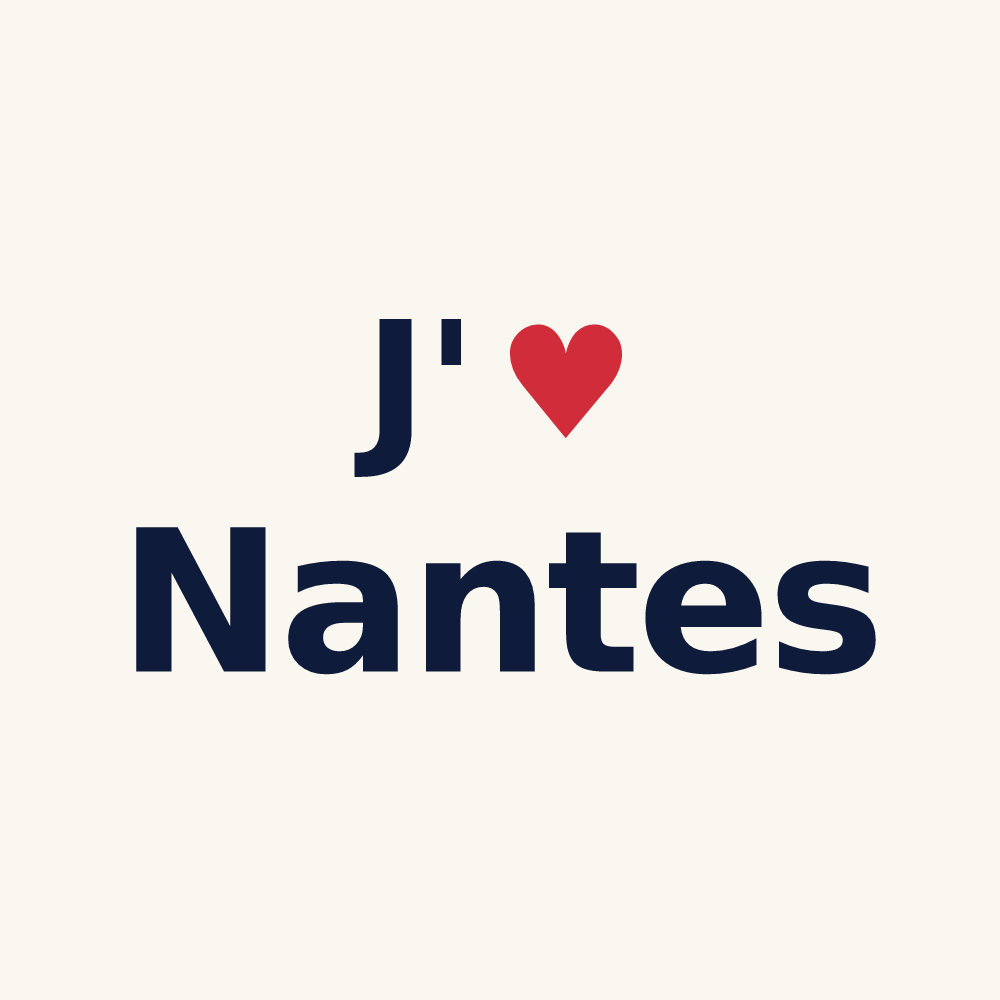 Tasse personnalisée Nantes — design J'aime Nantes